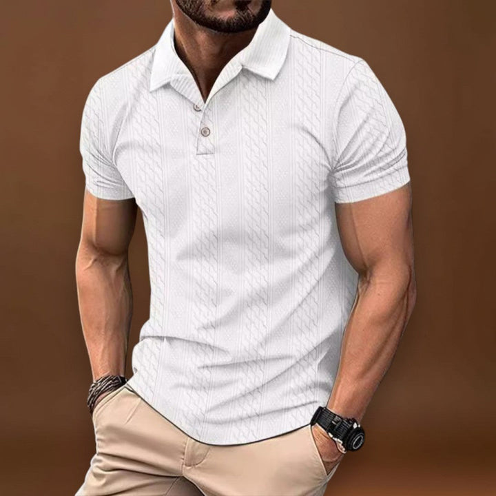 Karád - Poliészter keverék jacquard textúrával és laza szabással