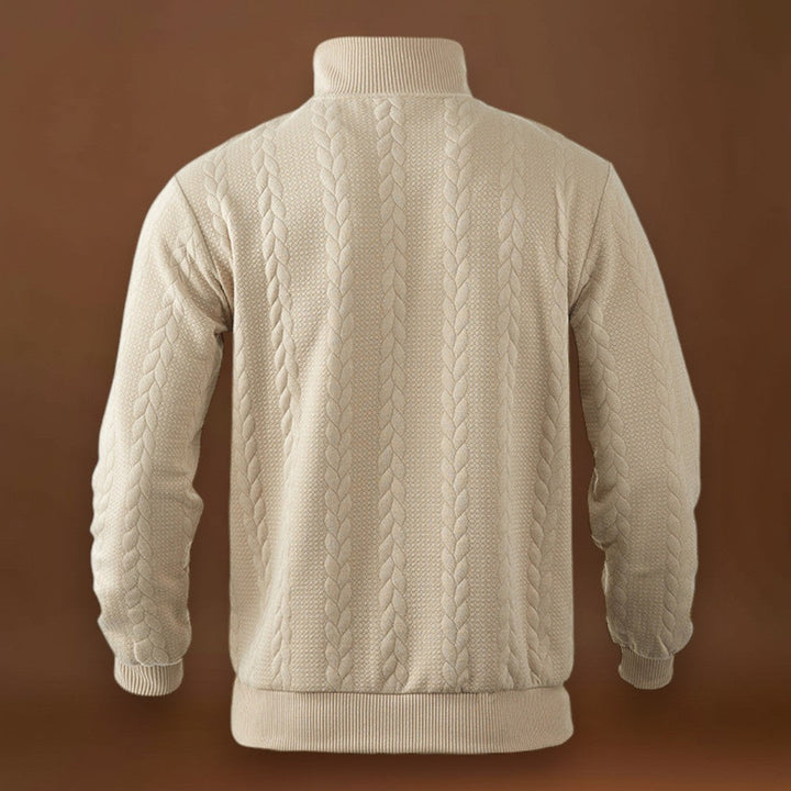 Tivadar - Fél-Zip Pulóver Finom Lélegző Szövet