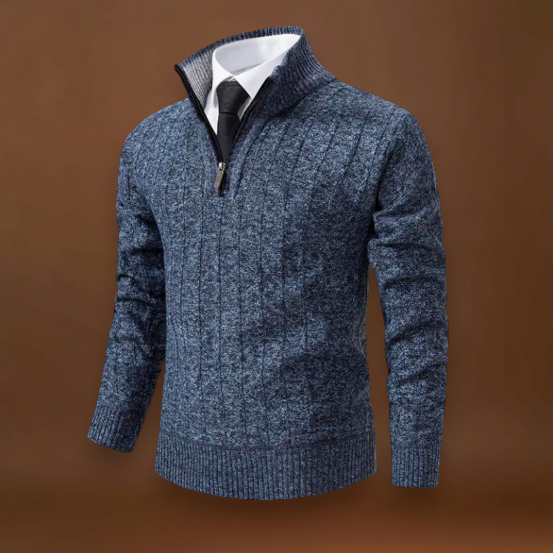 Tihamér - 1/4 Zippes Pulóver PremiumPlus Technikai Teljesítmény