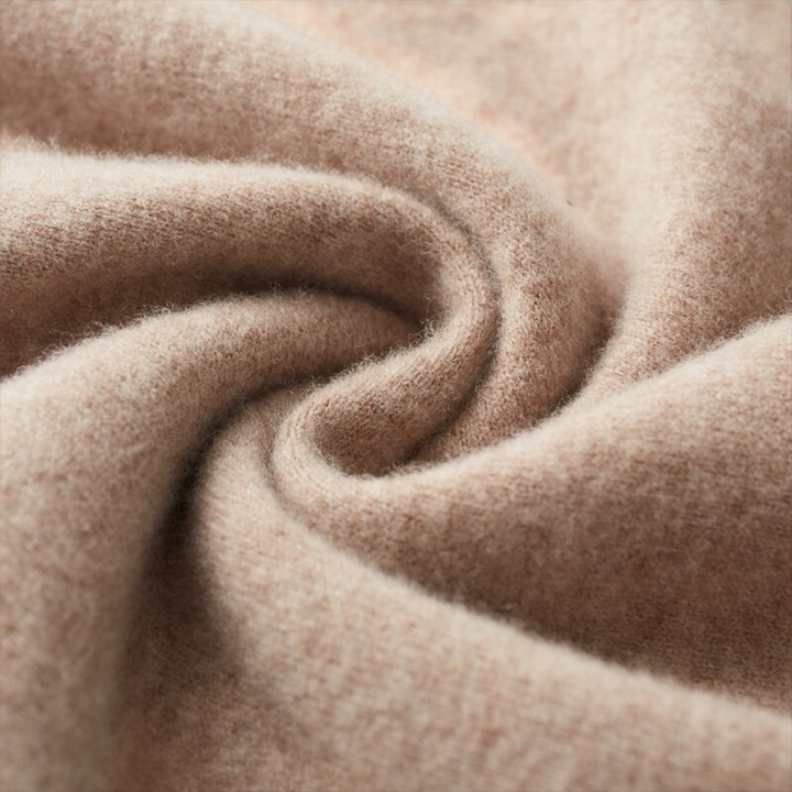 Miksa - Magasnyakú Pulóver Rugalmas Anyagból