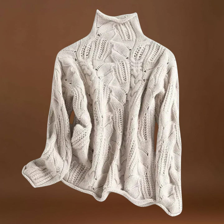 Bianka – Kötött kasmír pulóver