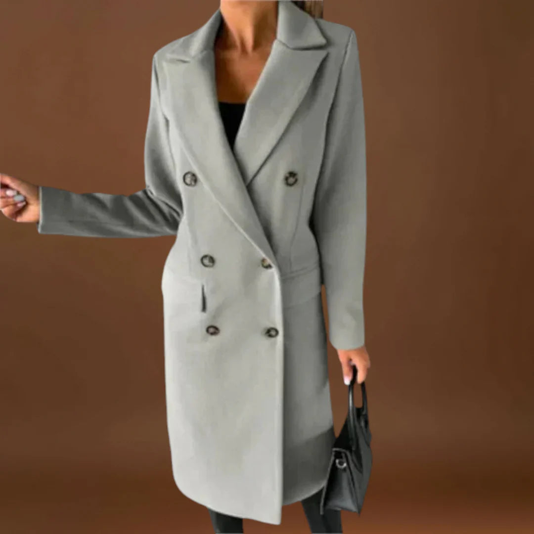 Larissa - Elegáns Gyapjú Kabát