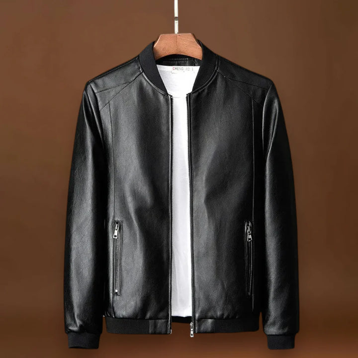 Marcell - Kényelmes bőrkabát