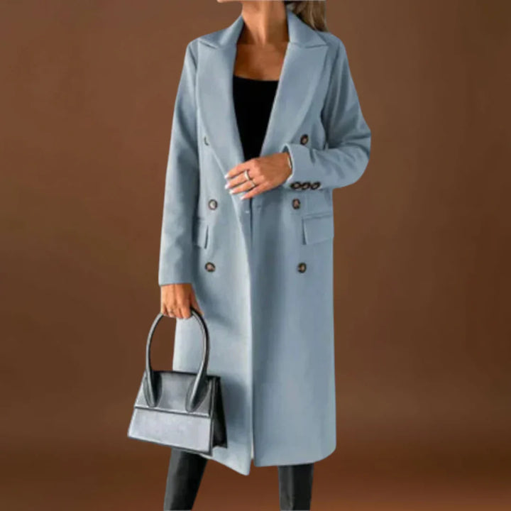 Larissa - Elegáns Gyapjú Kabát