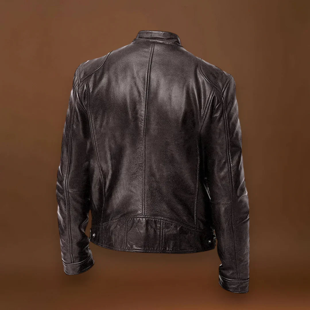 Mándi - Kényelmes bőrkabát