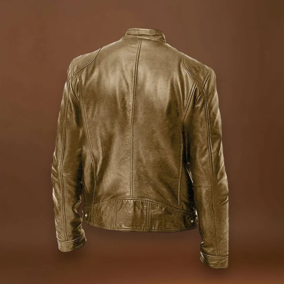 Mándi - Kényelmes bőrkabát