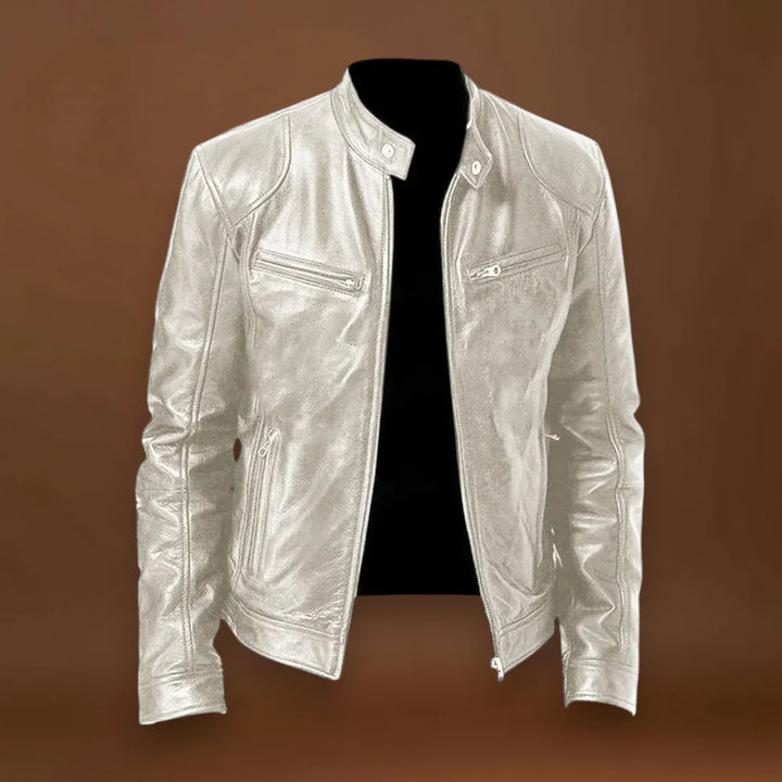 Mándi - Kényelmes bőrkabát