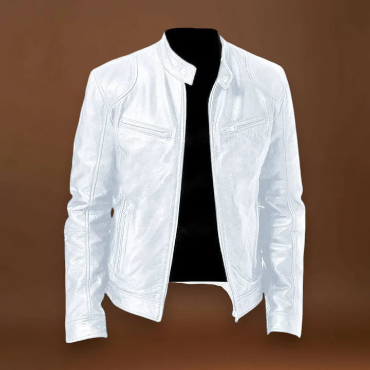 Mándi - Kényelmes bőrkabát