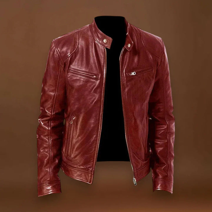 Mándi - Kényelmes bőrkabát