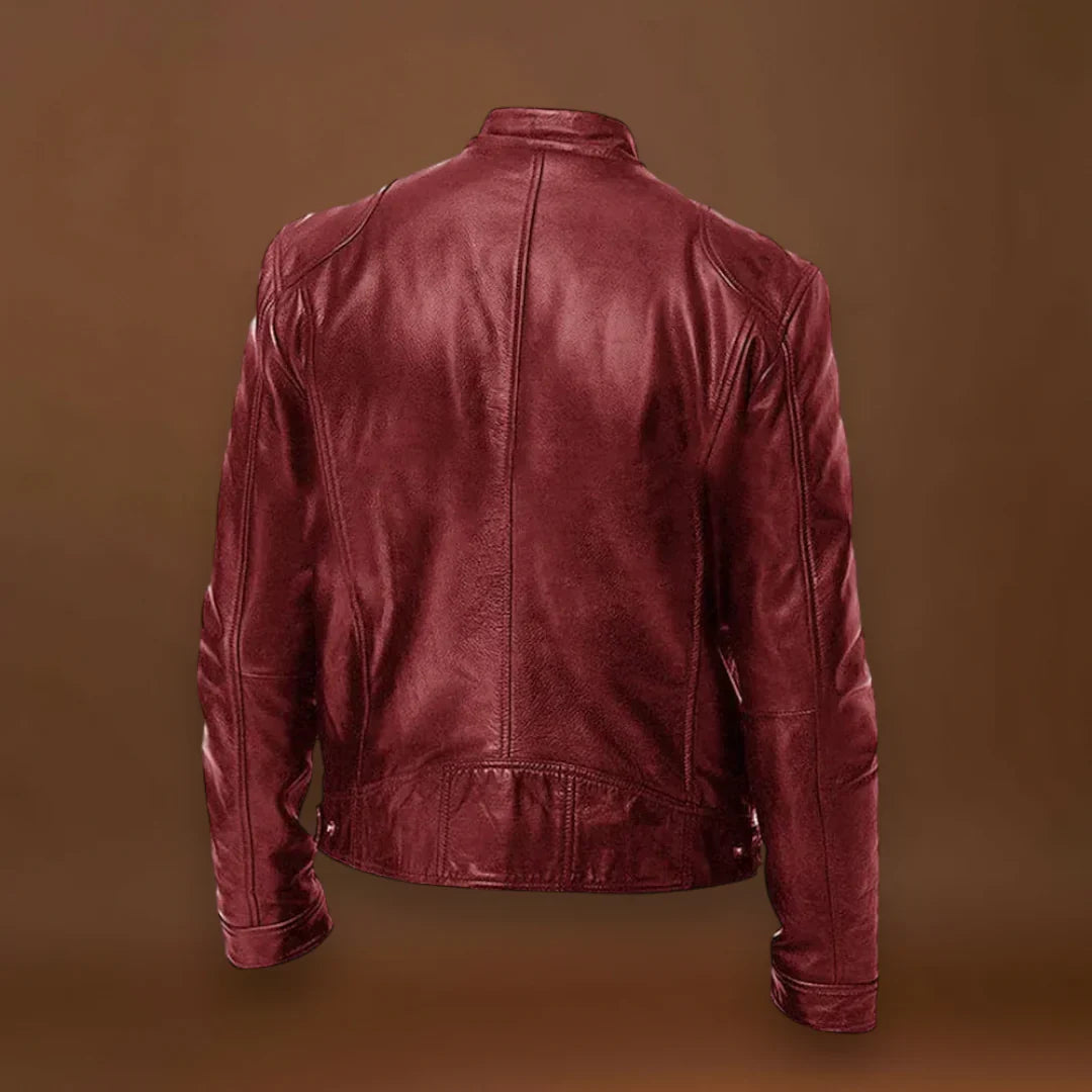 Mándi - Kényelmes bőrkabát