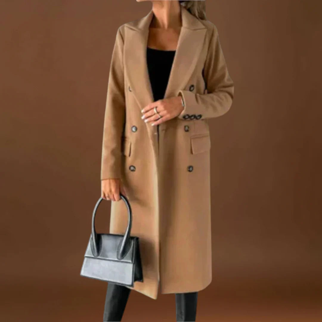 Larissa - Elegáns Gyapjú Kabát