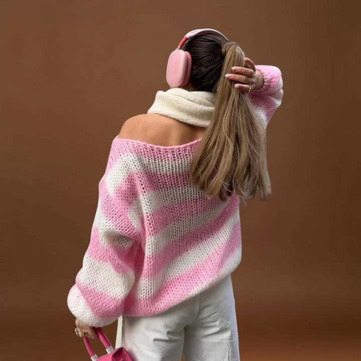 Adina - Kötött Pulóver