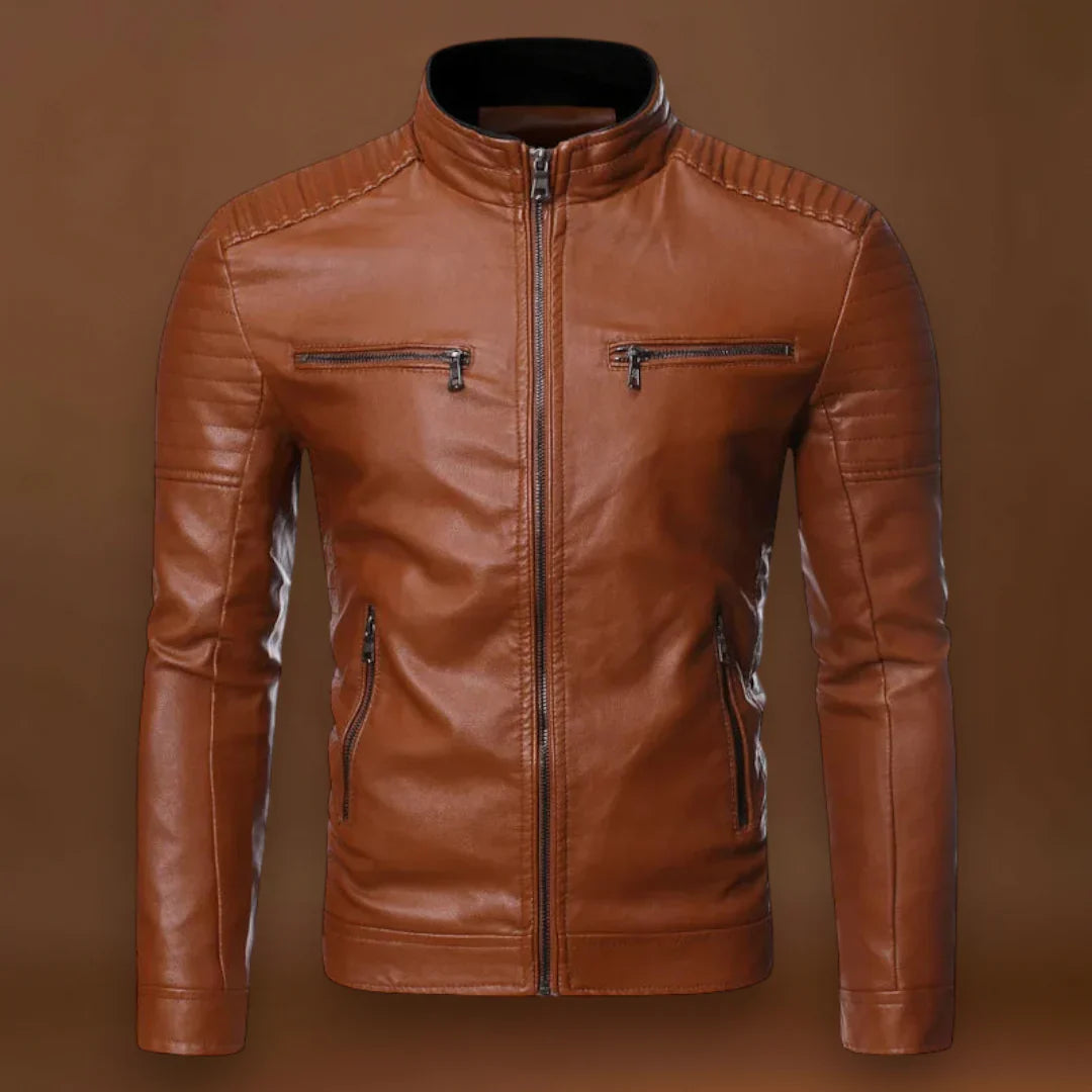 Kristián- Klasszikus bőrkabát