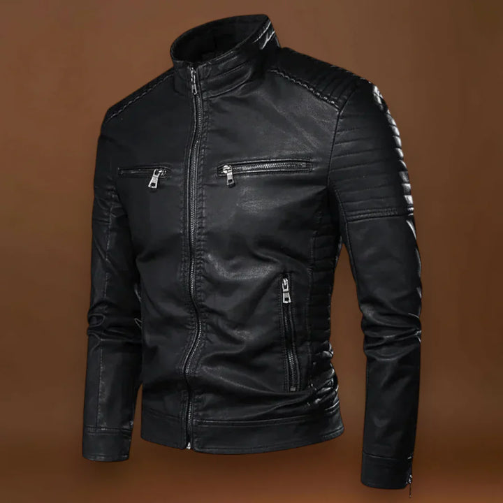 Kristián- Klasszikus bőrkabát