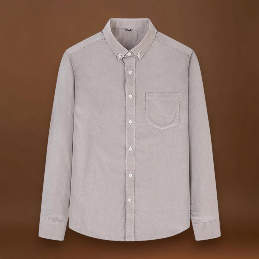 Engusz - Kordbársony keverék csíkos mintával és elülső zsebbel