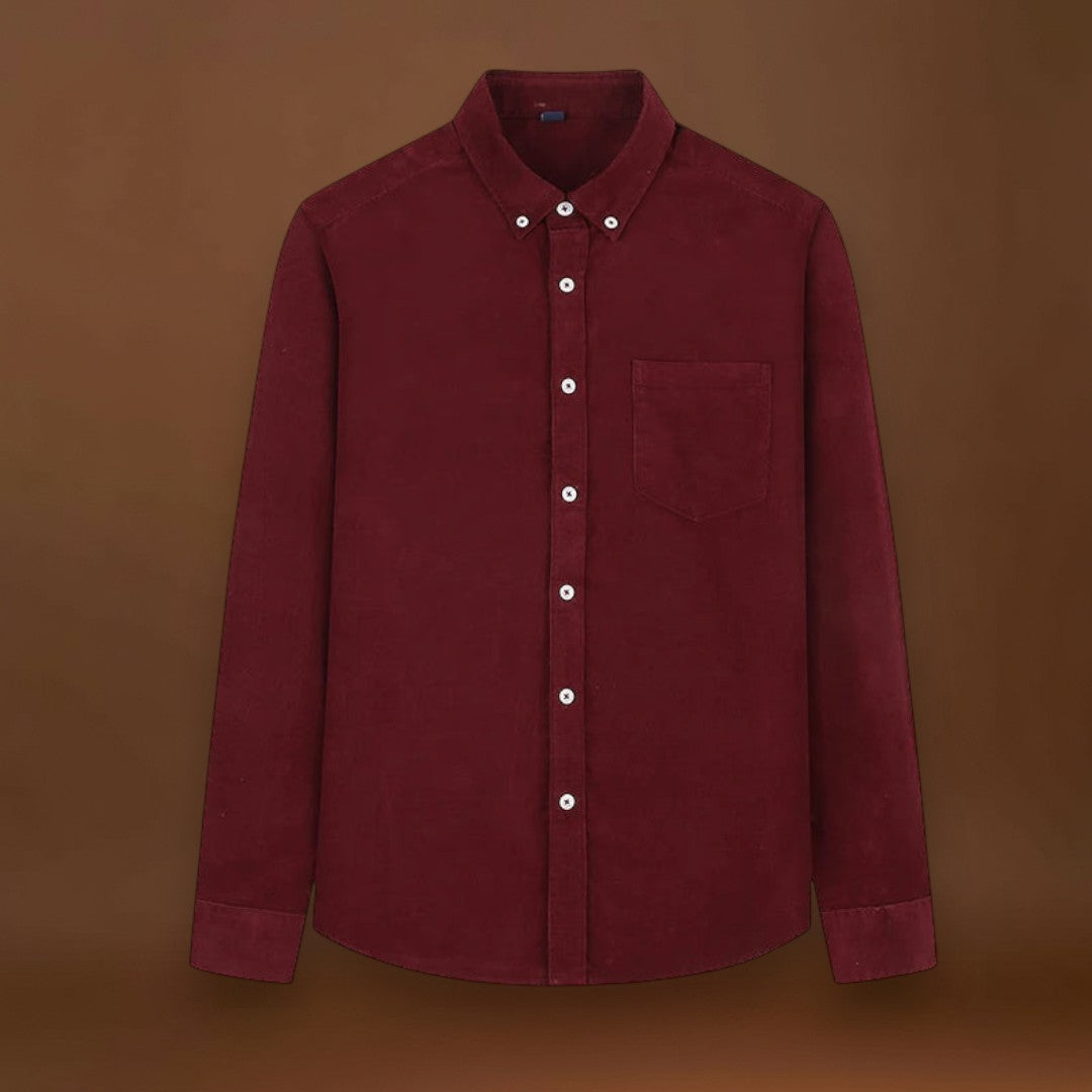 Engusz - Kordbársony keverék csíkos mintával és elülső zsebbel