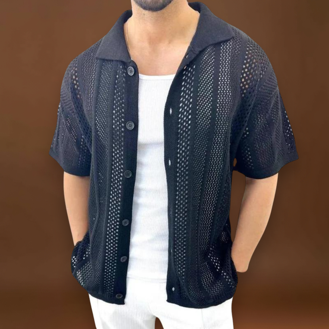 Csaba– Rövid Ujjú Horgolt & Lélegző Hűtés