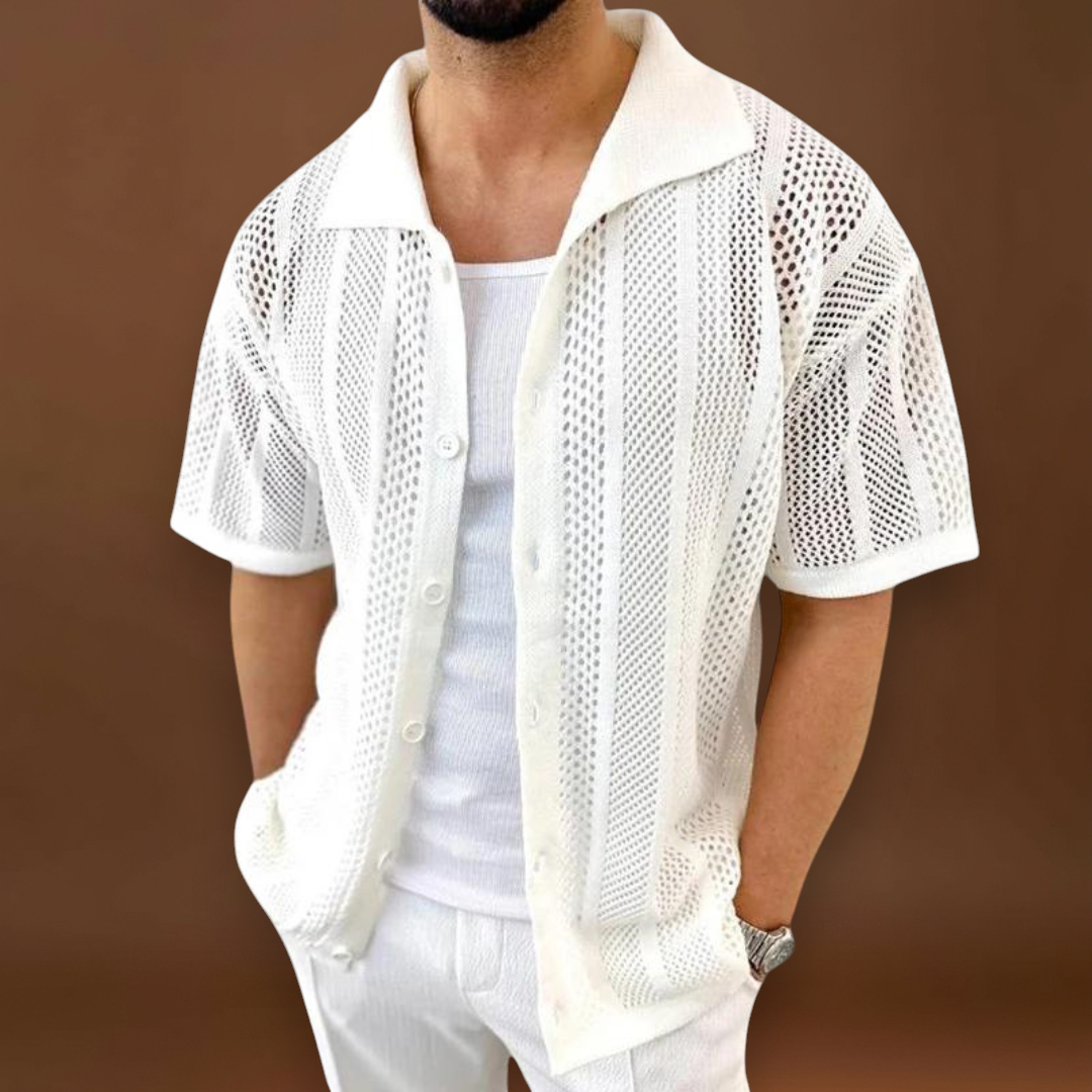 Csaba– Rövid Ujjú Horgolt & Lélegző Hűtés