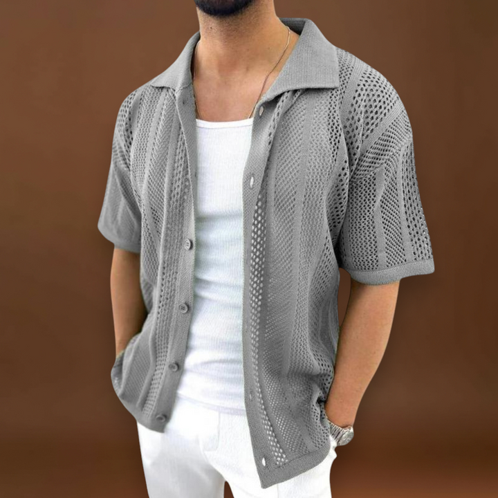 Csaba– Rövid Ujjú Horgolt & Lélegző Hűtés