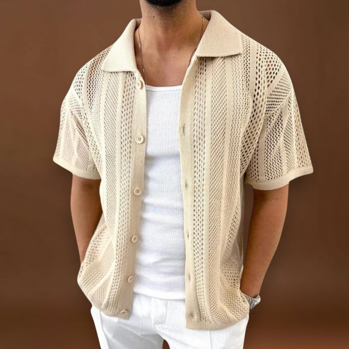 Csaba– Rövid Ujjú Horgolt & Lélegző Hűtés