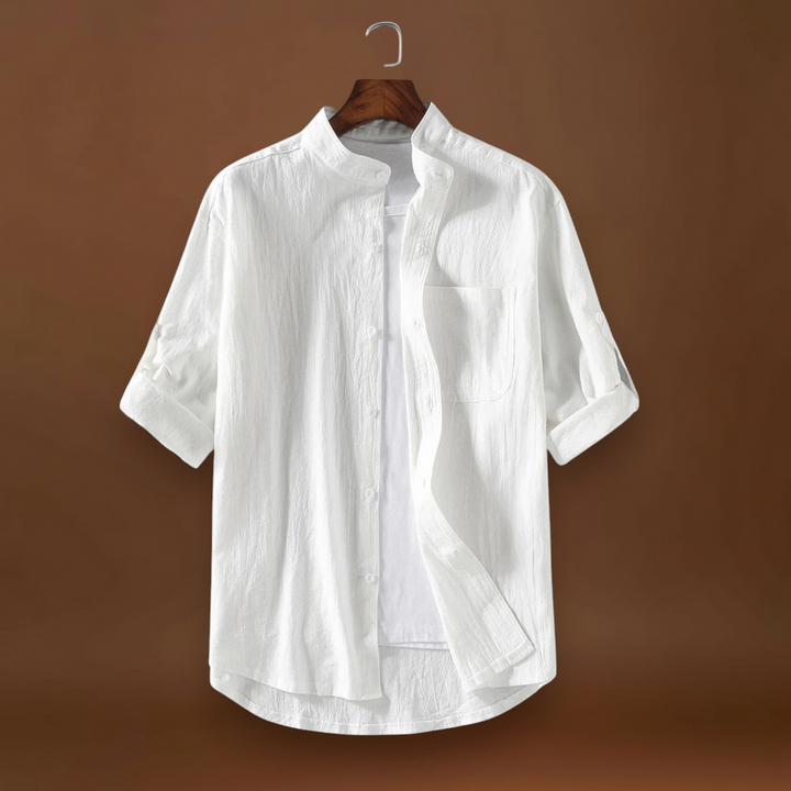 Demjén - Poliészter keverék mandarin gallérral és elegáns formával