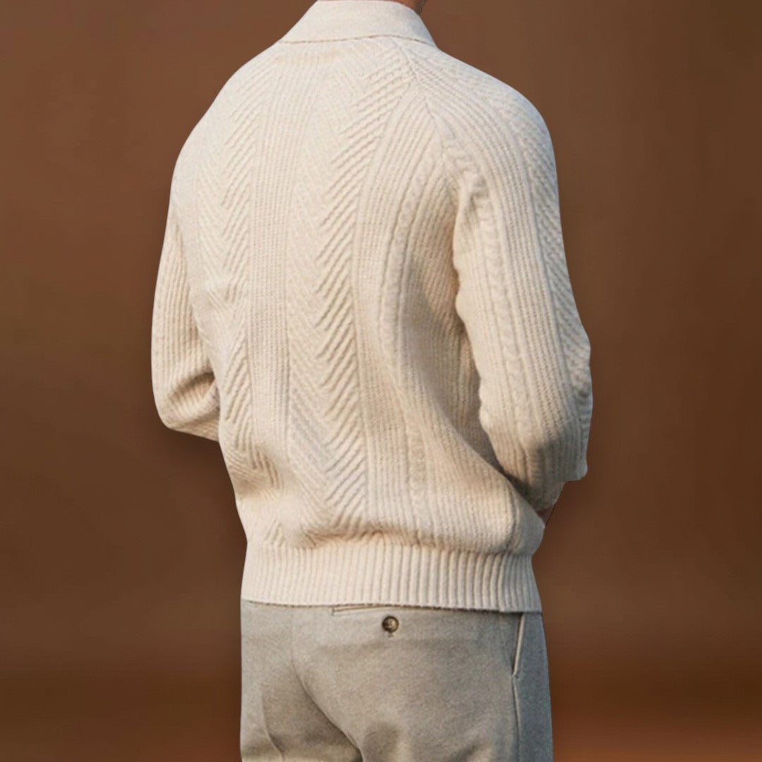 Endre - Poliészter Ráncolt Galléros Ing