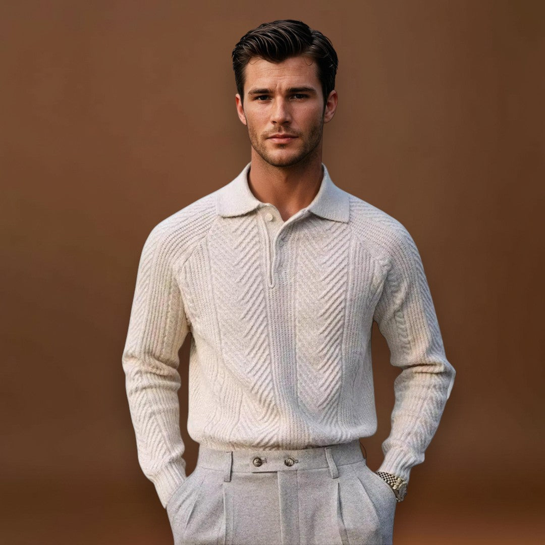 Endre - Poliészter Ráncolt Galléros Ing