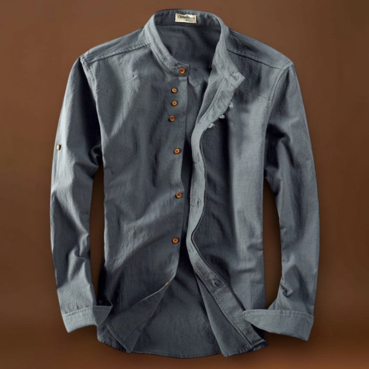 Kaba - Magas Gallér és Vintage Gombos Záródás Légáteresztő