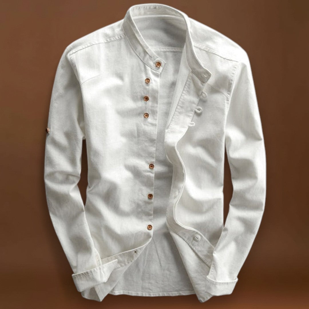 Kaba - Magas Gallér és Vintage Gombos Záródás Légáteresztő