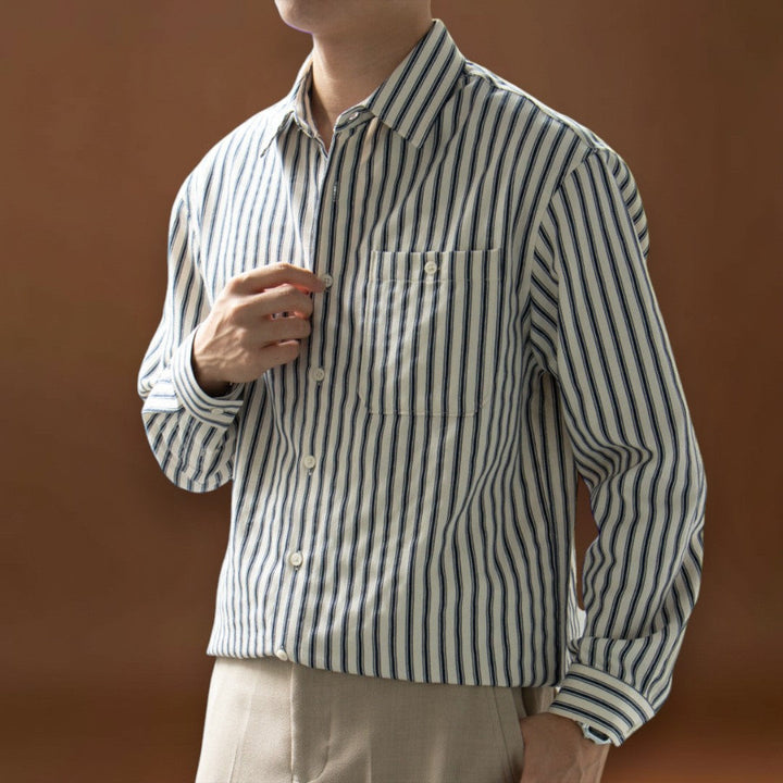 Berenc - Hosszú Ujjú Függőleges Csíkos és Puha Rétegezés