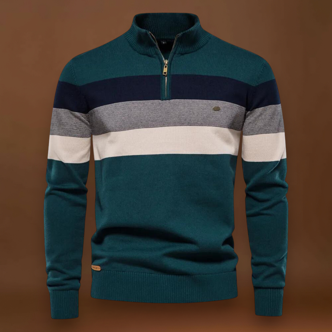 Zalán - Organikus Pamut Pulóver Légáteresztő Cipzárral