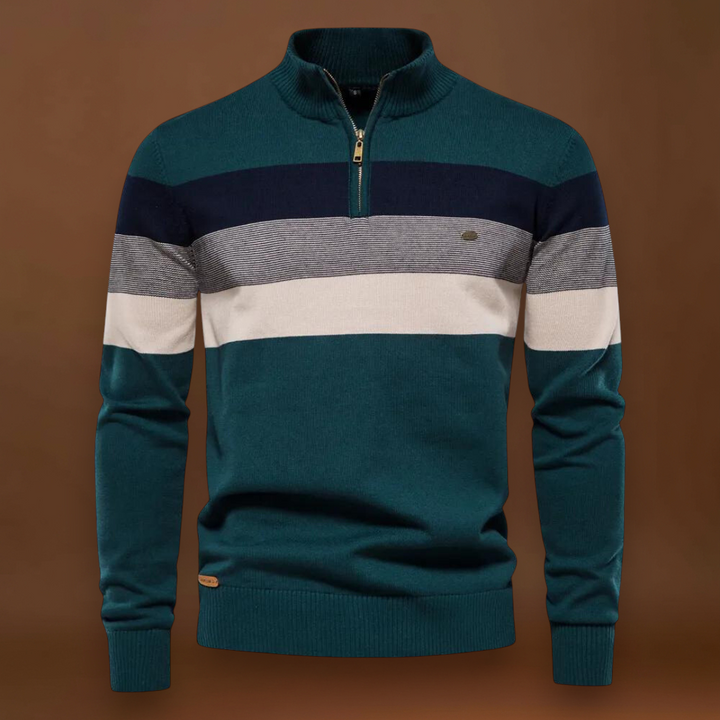 Zalán - Organikus Pamut Pulóver Légáteresztő Cipzárral