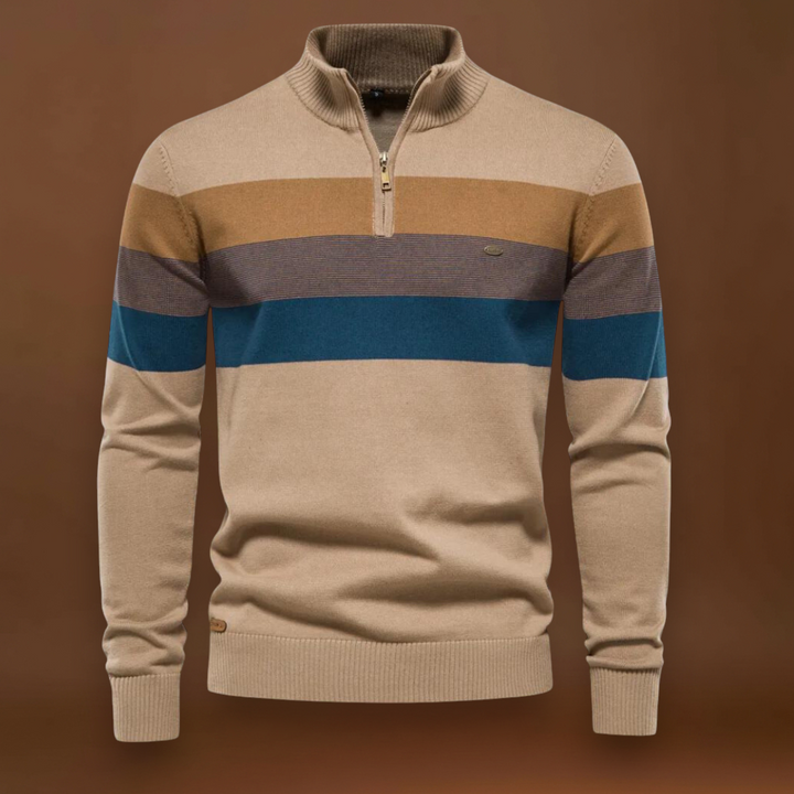 Zalán - Organikus Pamut Pulóver Légáteresztő Cipzárral