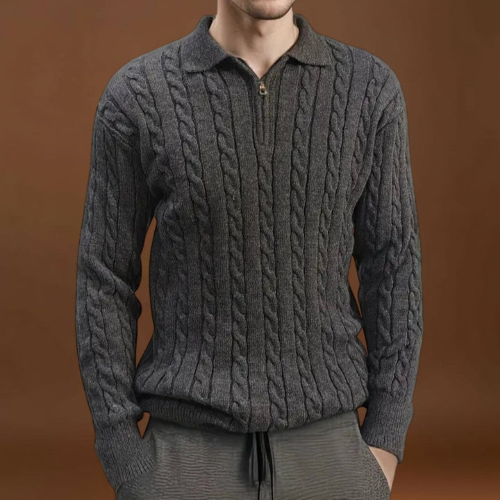 Gyurta - Állítható Zippes Pulóver Szellőzés