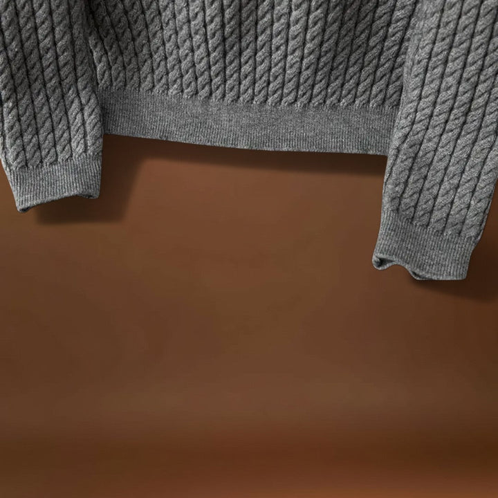 Tüske - Kényelmes Chunky Kötött Pulóver