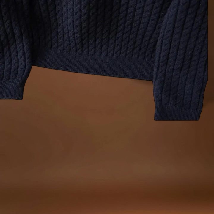 Tüske - Kényelmes Chunky Kötött Pulóver