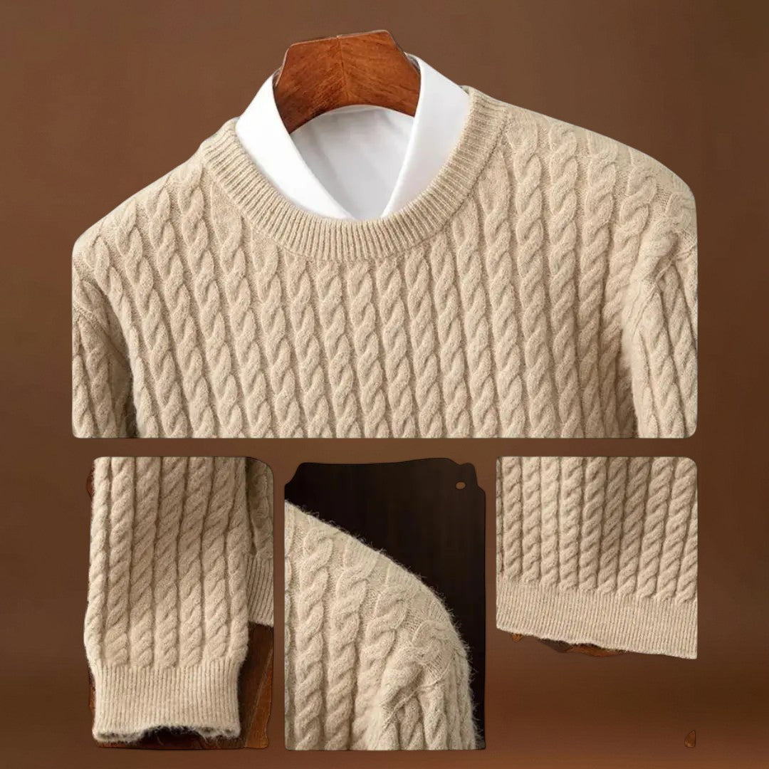 Tüske - Kényelmes Chunky Kötött Pulóver