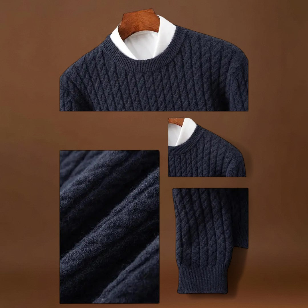 Tüske - Kényelmes Chunky Kötött Pulóver