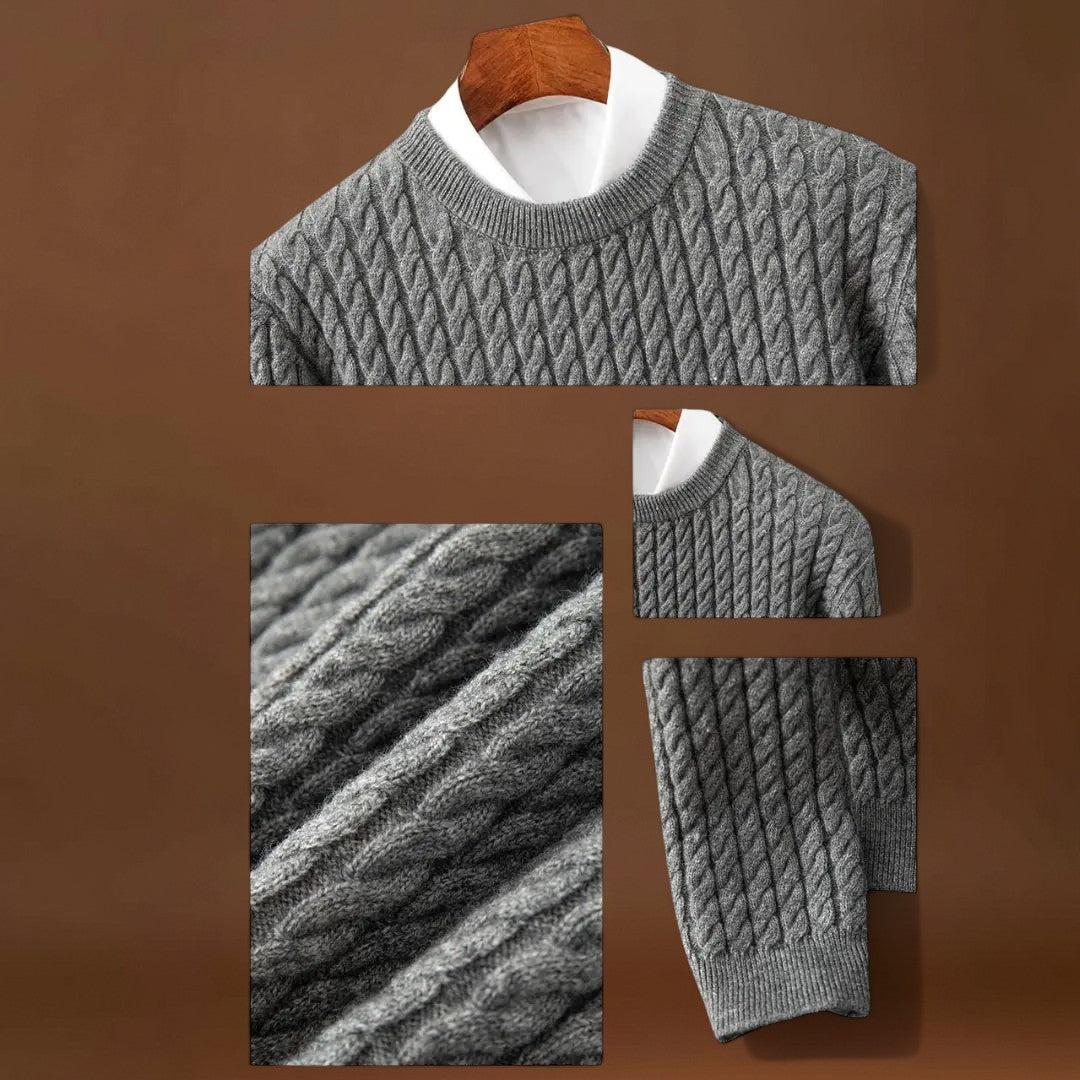 Tüske - Kényelmes Chunky Kötött Pulóver