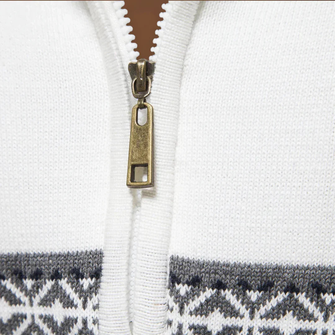 Valér - Poliészter Pulóver Állítható Cipzárral