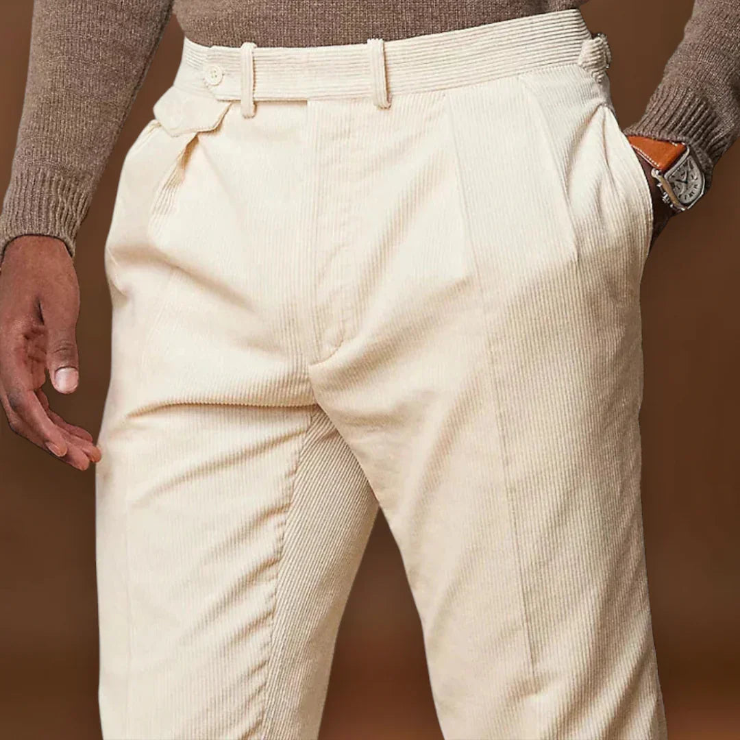 Borisz - Egyenes Vágás Puha Kevert Anyagból és Kényelmes Derékkal