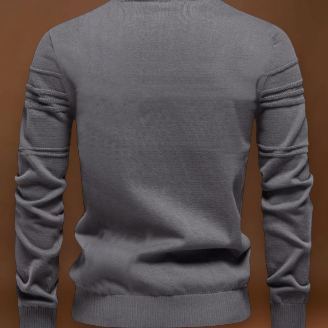 Bence | Pamut Férfi Pulóver Csíkos Mintával