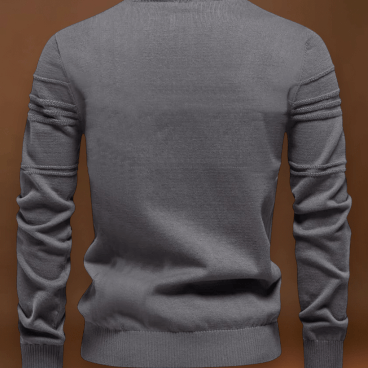 Bence | Pamut Férfi Pulóver Csíkos Mintával