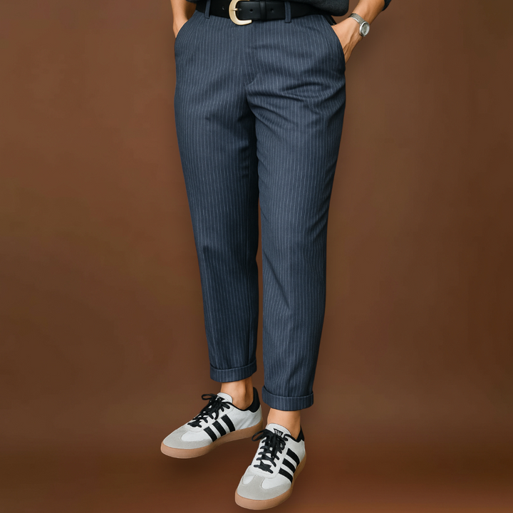 Eszmeralda - ELEGÁNS, ALAKFORMÁLÓ NADRÁG CSÍKOKKAL