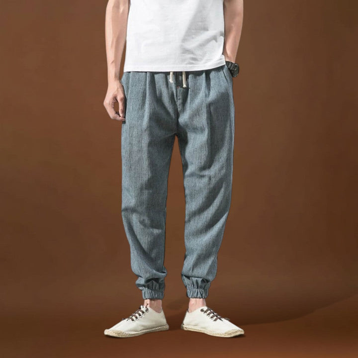 Endrő - Kényelmes japán nadrág Zöld