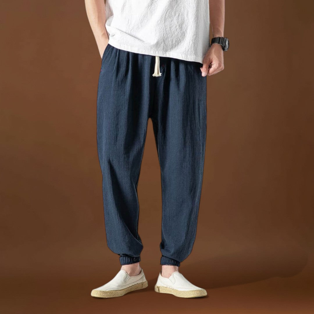 Gyér  - Kényelmes japán nadrág Szürke