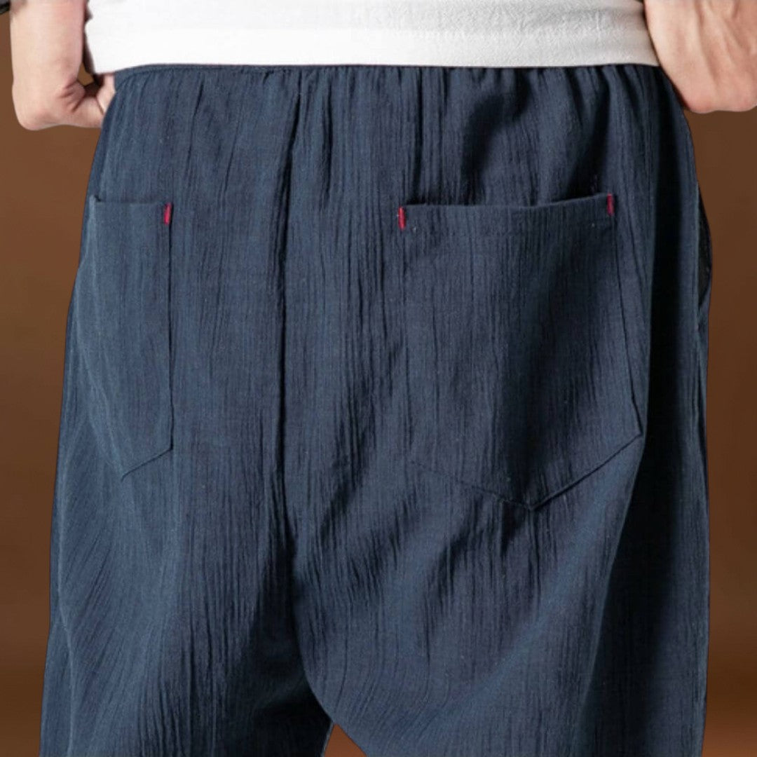 Gyér  - Kényelmes japán nadrág Szürke