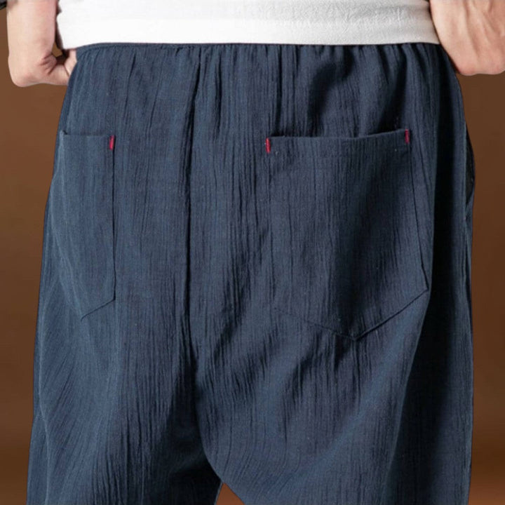 Endrő - Kényelmes japán nadrág Zöld