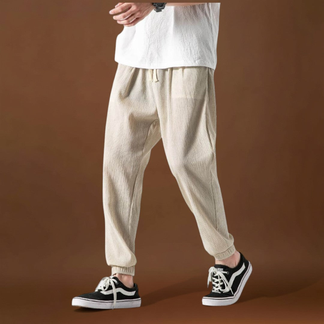 Gyér  - Kényelmes japán nadrág Szürke