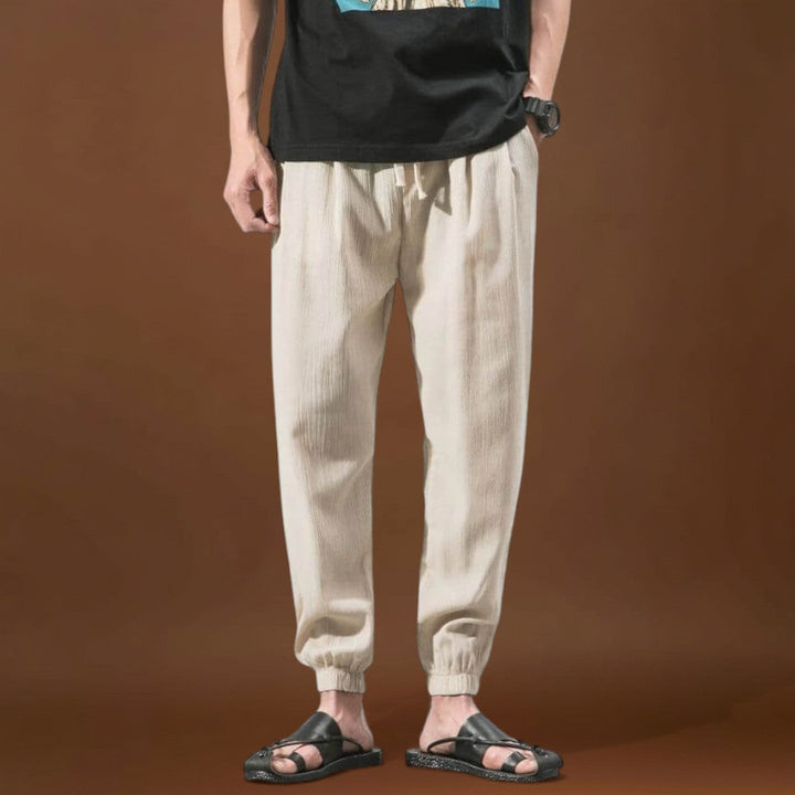 Gyér  - Kényelmes japán nadrág Szürke